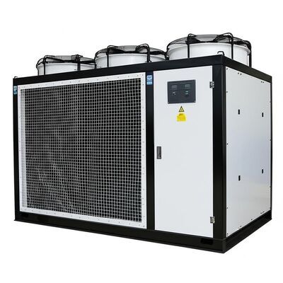 Capacità di raffreddamento da 10 a 500 tonnellate Chiller ad acqua raffreddata ad aria con condensatore a pinna e tubo Ideale per la gamma di temperature ambientali da 5 a 45 gradi Celsius