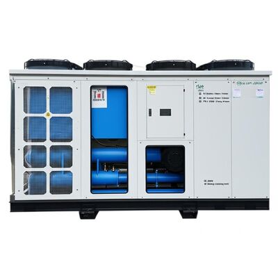 Capacità di raffreddamento da 10 a 500 tonnellate Chiller ad acqua raffreddata ad aria 380V 3Ph 50Hz Fornitura di alimentazione 0,75KW Potenza pompa Unità di raffreddamento di energia