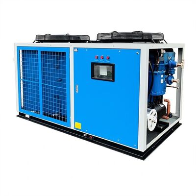 Refrigeratore ad acqua a raffreddamento ad aria con potenza in ingresso di 3,18KW, capacità di raffreddamento da 10 a 500 tonnellate, sistema di raffreddamento industriale per il controllo dei processi
