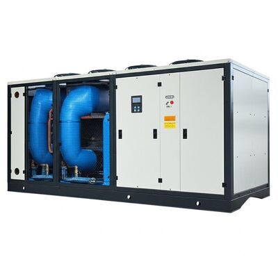 Potenza in ingresso 318KW Refrigeratore d'acqua raffreddato ad aria 380V 3Ph 50Hz Soluzione di raffreddamento ad acqua commerciale Potenza pompa 075KW